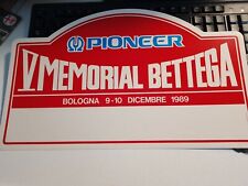 Memorial bettega 1989 usato  Italia