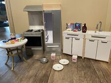 Estufa refrigerador de muebles con fregadero de mesa de cocina alta Rainbow se adapta a Barbie segunda mano  Embacar hacia Argentina