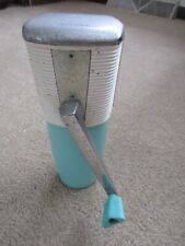 Vintage Retro Maid of Honor Countertop Hand Crank Ice Crusher - Turquoise /chrom for sale  Shipping to South Africa