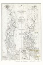 1882 nautical chart for sale  Saint Augustine