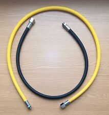 MINT Miflex Xtreme 75cm Regulator Hose Black & Miflex 100cm Hose Yellow 3/8" UNF, used for sale  Shipping to South Africa