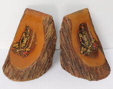 Vintage wooden bookends for sale  Shipping to Ireland