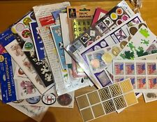 Lot Of VINTAGE stickers-rub Ons Hallmark, Sandylion Plus +, used for sale  Shipping to South Africa