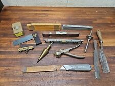K227- Antique Woodworking Tools - Folding Rules, Levels, Stanley, Etc for sale  Shipping to South Africa