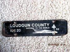 VIRGÍNIA EUA -Antiga placa de número LOUDOUN COUNTY 106 20 - 68 comprar usado  Enviando para Brazil