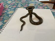 Brass snake candle for sale  Little Falls