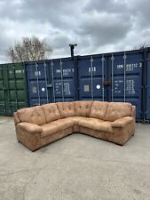 tan corner sofa for sale  STAINES-UPON-THAMES