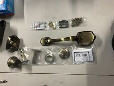 kwikset lock set brass for sale  Zephyrhills
