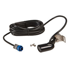 Lowrance HST-WSBL Blue 5pin 83/200kHz Transom Mount Skimmer Transducer with Temp, used for sale  Shipping to South Africa