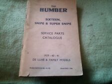 Humber snipe super for sale  LEVEN