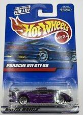 2000 Hot Wheels Mainline #172 Porsche 911 GT1-98, Mtflk. Roxo com WSP comprar usado  Enviando para Brazil