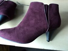 Bnwt burgundy boots for sale  BRISTOL