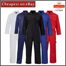 Mens Boilersuit Regular Work Boiler Suit Garage Coverall Site Workforce Overall for sale  DUDLEY