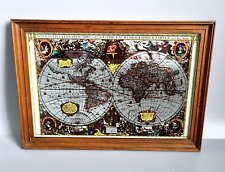 Vintage map mirror for sale  Shipping to Ireland
