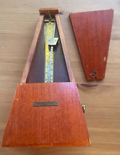 Temporizador de música de madera vintage Seth Thomas Metrónomo #7 #6107 cuerda funcionando 9x4,5" segunda mano  Embacar hacia Argentina