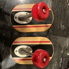 Suporte de parede fita adesiva para skate com gancho de roda vermelho celeiro de cerâmica, usado comprar usado  Enviando para Brazil