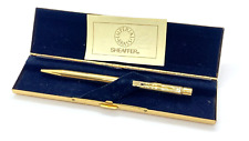 GORGEOUS SHEAFFER SLIM TARGA BALLPOINT PEN, IN BOX, IMPERIAL BRASS, MADE IN USA for sale  Shipping to South Africa