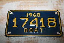 1968 michigan license plate for sale  Apollo Beach