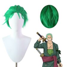 Peruca cosplay anime Roronoa Zoro curta verde festa cabelo resistente ao calor peça única comprar usado  Enviando para Brazil