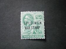 Montserrat kgv 1918 for sale  BOSCASTLE