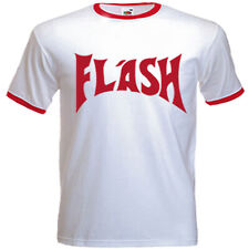 Usado, Camiseta Gordon Retro Flash para Hombre, Calce Regular, Blanca con Borde Rojo segunda mano  Embacar hacia Argentina