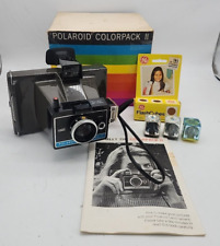 Usado, Polaroid Colorpack 2 II com Caixa, Cubos Flash (6 bons flashes) e Instruções comprar usado  Enviando para Brazil