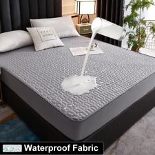 Capa de cama elástica impermeável lençóis almofada protetora colchão macia comprar usado  Enviando para Brazil