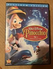 DVD Pinóquio Dois Discos 70º Aniversário Edição Platina Filme Disney comprar usado  Enviando para Brazil