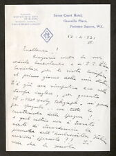 Lettera con autografo usato  Vimodrone