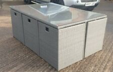 Piece rattan cube for sale  STOKE-ON-TRENT