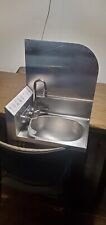 Used, Commercial NSF Kitchen Stainless Steel Wall Mount Hand Sink with Side Splash for sale  Shipping to South Africa