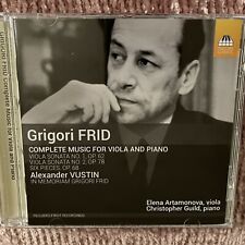 Frid: música completa para viola e piano / Artamonova / Guild (CD, 2016) comprar usado  Enviando para Brazil
