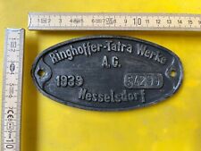 Waggonschild nesselsdorf 1939 gebraucht kaufen  Lichtenau