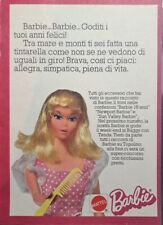 Barbie rara pubblicità usato  Savona