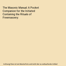 The masonic manual gebraucht kaufen  Trebbin
