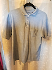 Cypress Club Men's M Short Sleeve Collared Button Up Polo Light Blue, used for sale  Shipping to South Africa