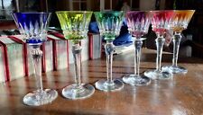 Verres cristal couleurs d'occasion  Meaux