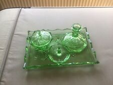Vintage green glass for sale  NANTWICH