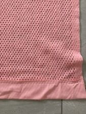 Cellular blanket pink for sale  WYMONDHAM