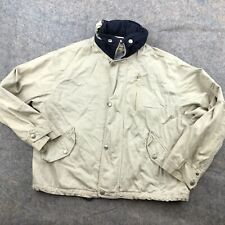 Jaqueta masculina vintage Eddie Bauer XL bege ao ar livre bolsos de lona bombardeiro grosso comprar usado  Enviando para Brazil