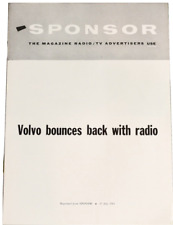 1961 sponsor magazine for sale  Clayville