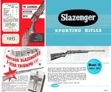 Catálogo de armas Slazenger 1953 (AU-Lithgow) manual segunda mano  Embacar hacia Mexico