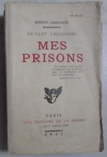 Prisons. joseph caillaux. d'occasion  Argenton-sur-Creuse