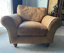 Tan leather armchair for sale  CARLISLE