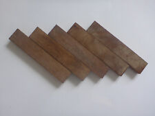 5 Pack of Small Solid Hardwood Mahogany Parquet Wood Flooring Fingers 4" x 1" for sale  Shipping to South Africa