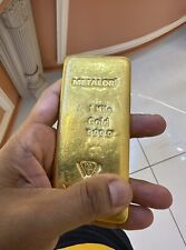 Barra de oro fina de metal de 1 kilo .9999 ~ lingotes raros ~ oro puro ~ invierte ahora ;) segunda mano  Embacar hacia Argentina