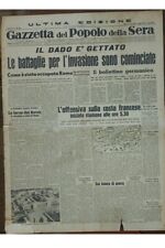 Quotidiani epoca 1936 usato  Biella