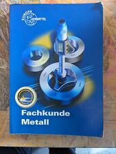 Buch fachkunde metall gebraucht kaufen  Lüttringhausen