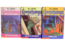 Lote Goosebumps Vintage 3 Livros Stine Primeira Edição Anos 90, usado comprar usado  Enviando para Brazil