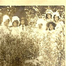 Foto de grupo antiga natureza margaridas campo feminino capotas sépia 3”x 4” comprar usado  Enviando para Brazil